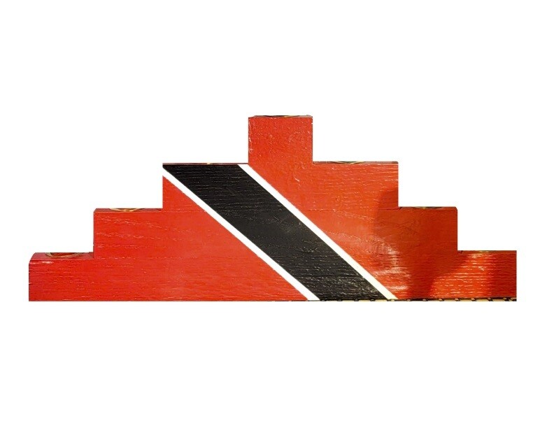 Kwanzaa Kinara- Trinidad Flag- Diaspora