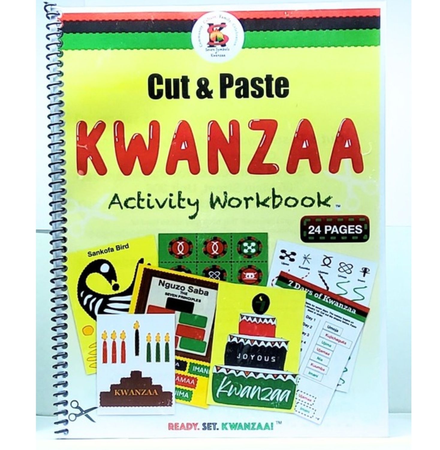 Cut &amp; Paste Kwanzaa Activity Workbook