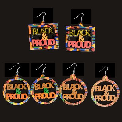 Black and Proud Earrings