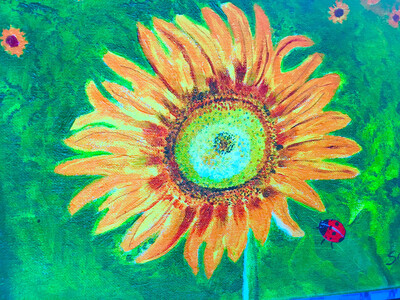 Sunflower-Ladybug