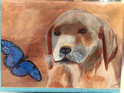 Puppy &Butterfly