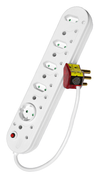 Wonder Protected 5+% Way Multiplug