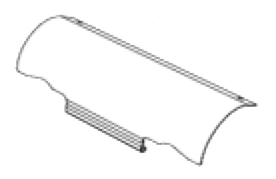 Tôle de protection thermique échappement / réservoir VANGUARD 23 CV