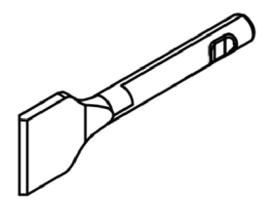 EPIROC SB52 - Couteau à asphalte orientation parallèle largeur 120 mm