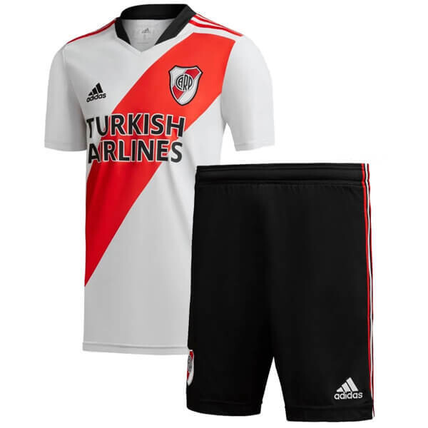 River Plate Home Kids Football Kit 2021