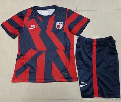 USA Away Kids Soccer Kit 2020