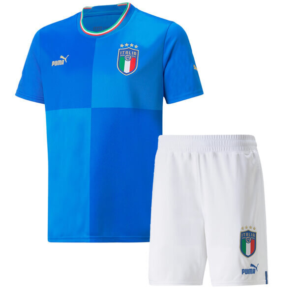 Italy Home 2022 Kids Football Kit