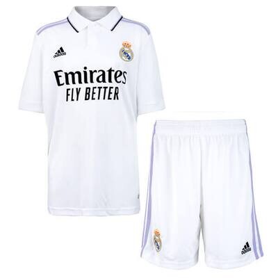 Real Madrid Home Kids Football Kit 22/23