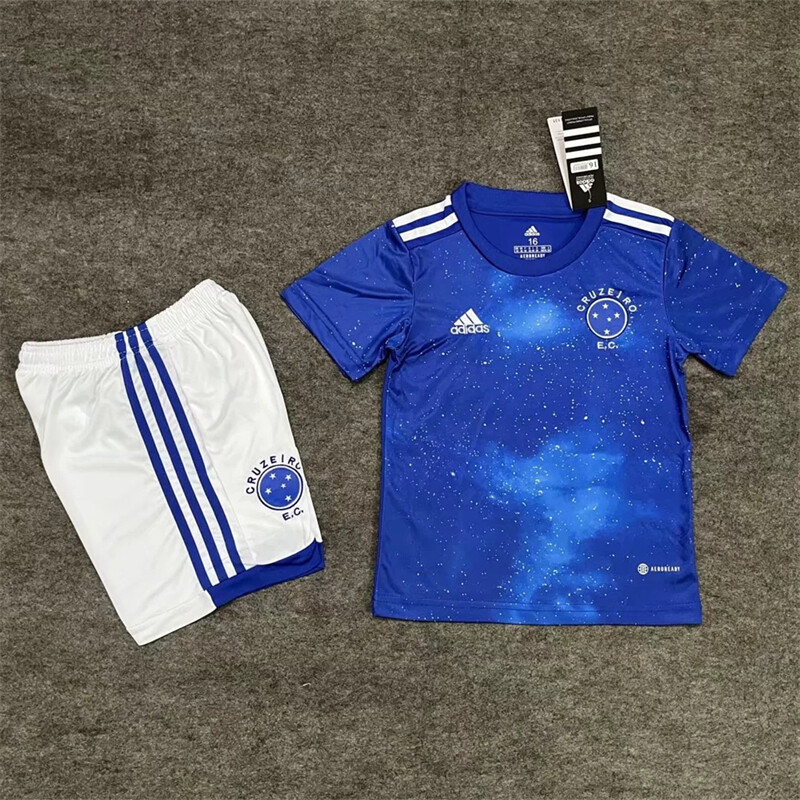 Cruzeiro Home Kids Football Kit 22/23