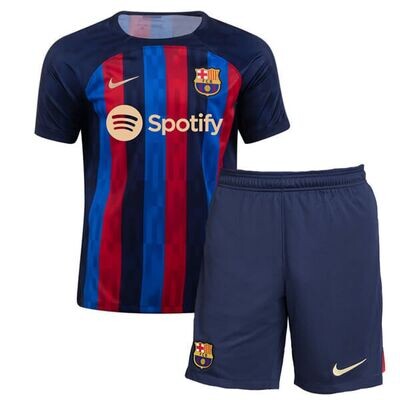 Barcelona Home Kids Football Kit 22/23