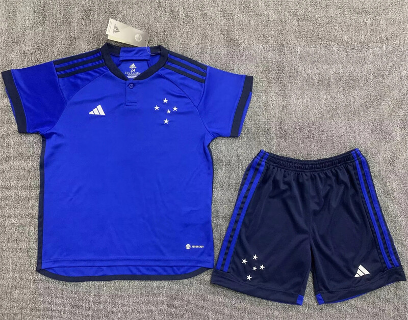 Cruzeiro Home Kids Football Kit 23/24