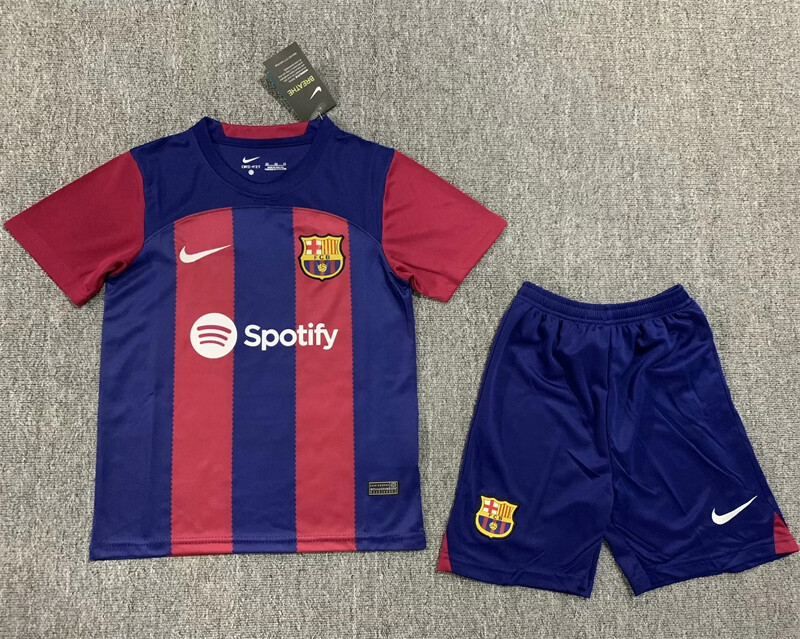 Barcelona Home Kids Football Kit 23/24