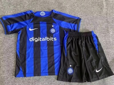 Inter Milan Home Kids Football Kit 22/23