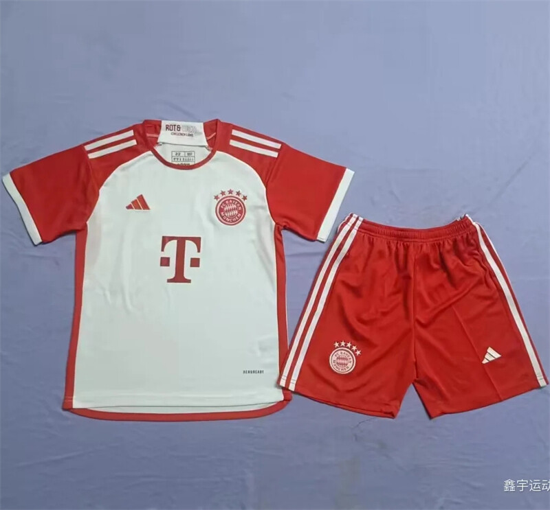 Bayern Munich Home Kids Football Kit 23/24
