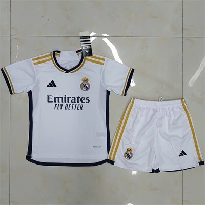 Real Madrid Home Kids Football Kit 23/24