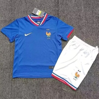 France Home Kids Football Kit 2024