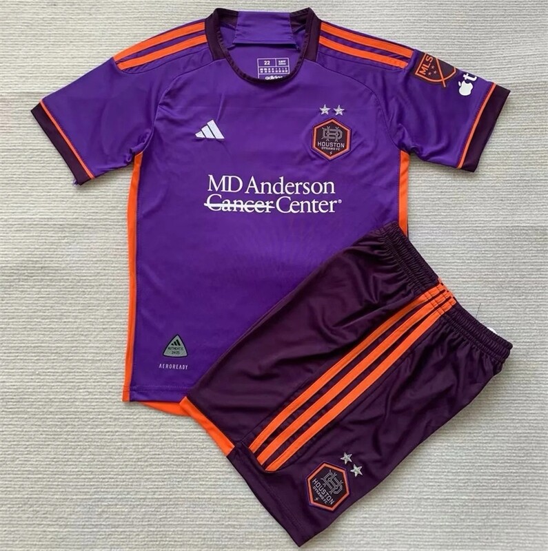 Kids&#39; Shirts 24-25 Houston Dynamo home Jerseys