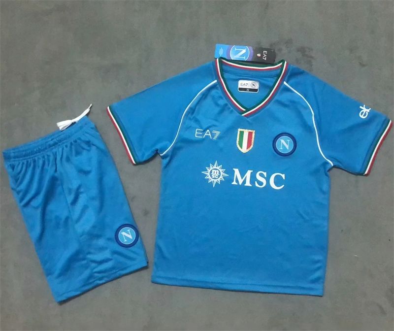 Napoli Home Kids Soccer Kit 23/24