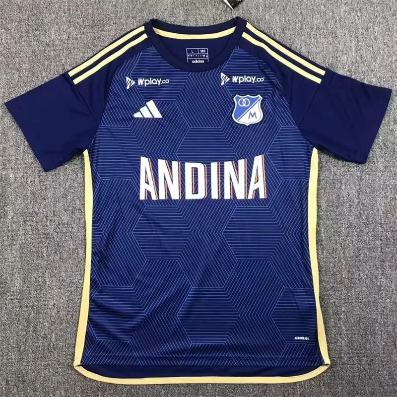 24-25 Millionarios Bogota home soccer jersey