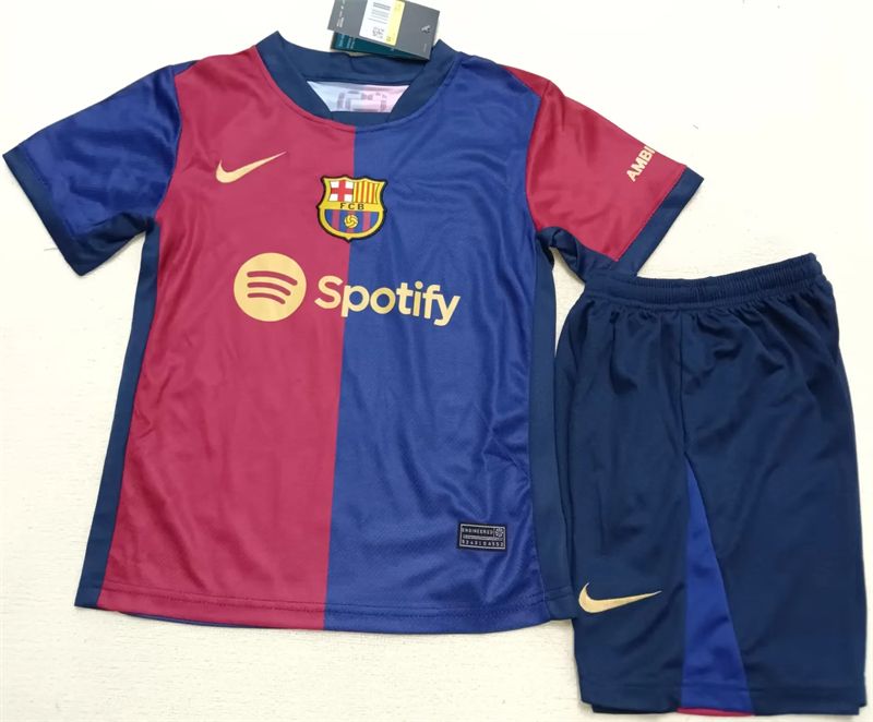 Barcelona Home  Soccer Kids&#39; Shirts 24/25