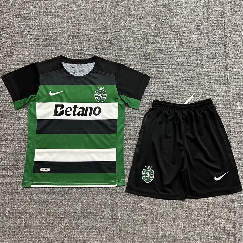 Sporting Lisbon Kids Home football jersey 24/25