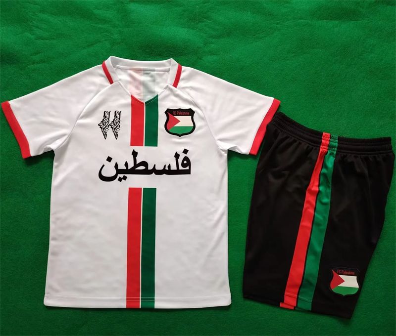 Palestine Home Soccer Kids&#39; Shirts 2024