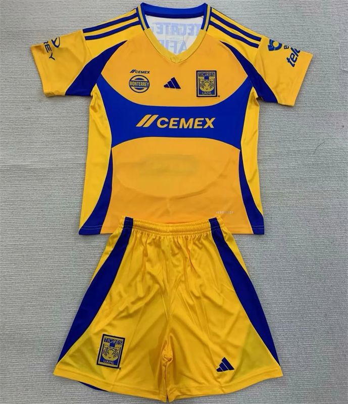 Tigres UANL Home Kids&#39; Shirtst 24/25