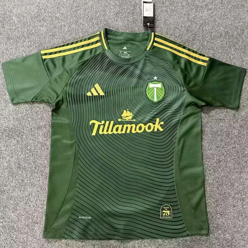 25-26 Portland Timbers home t-shirts