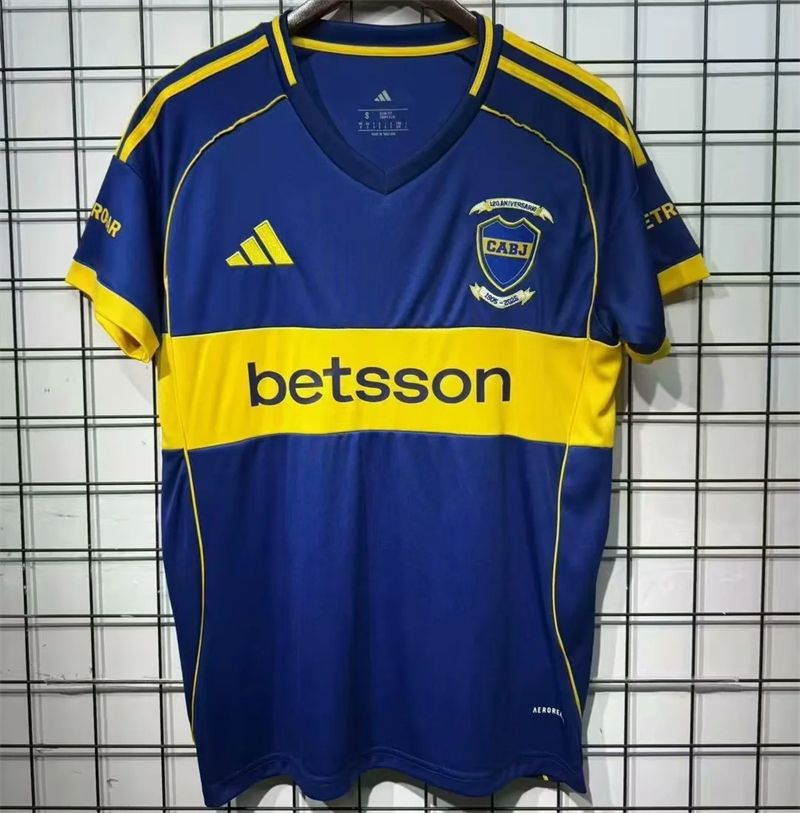25/26 125 Anniversaly Boca Juniors Home t-shirts