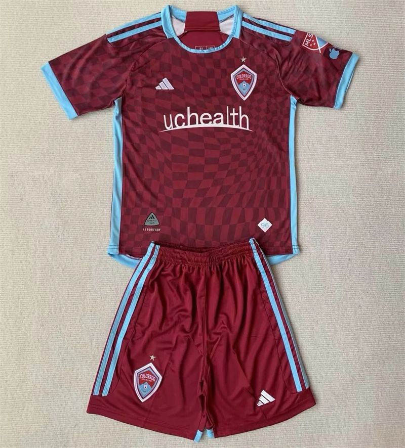 Kids kit 24-25 Colorado Rapids home Jersey