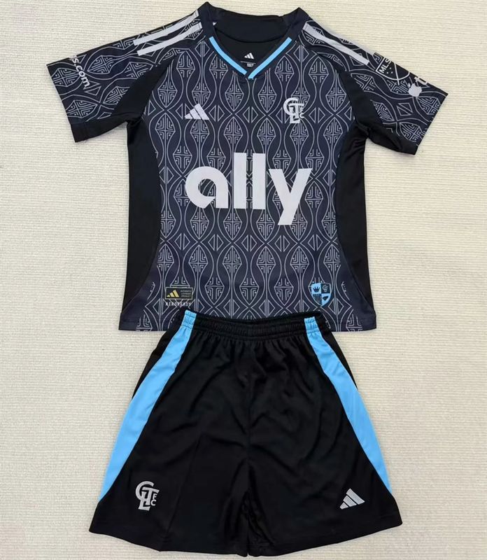 Charlotte Fc Away Kids' Shirts 25/26 Charlotte Fc Away Kids' Shirts 25/26