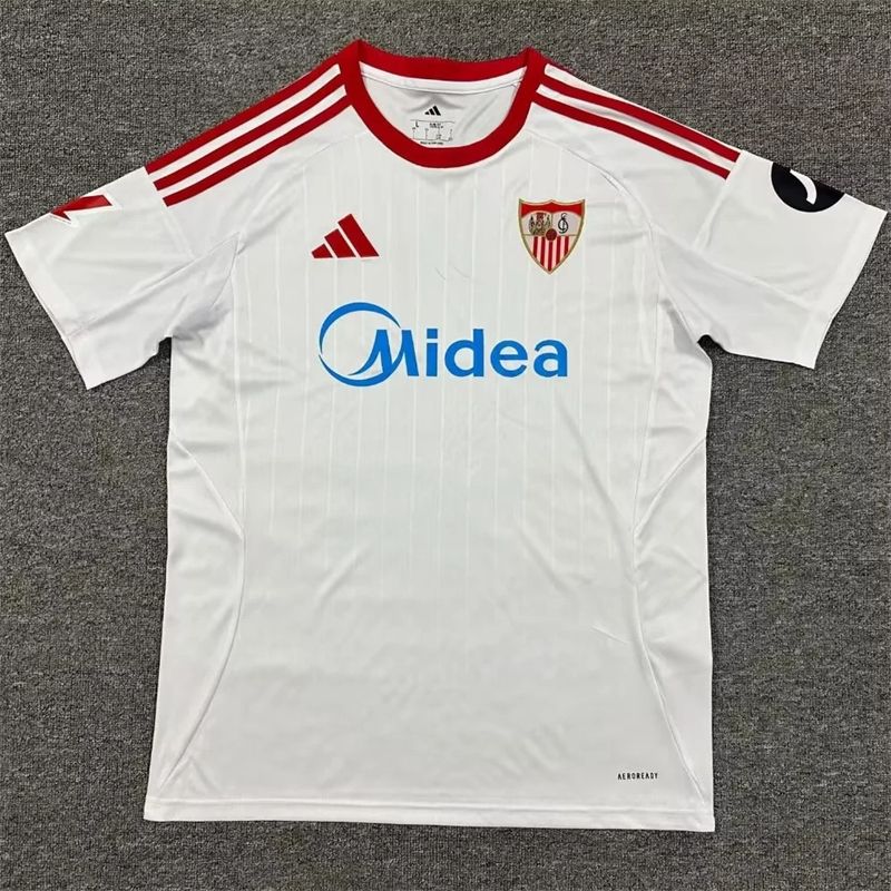 25/26 Sevilla Fc Home Soccer Jersey.