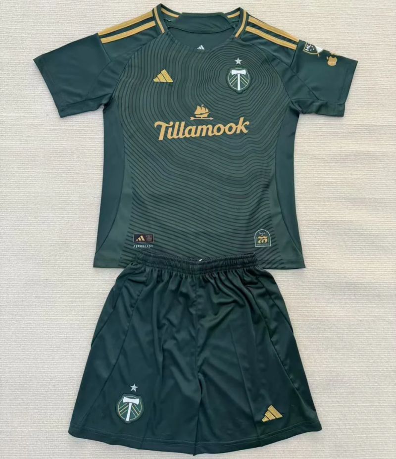 Kids kit 25-26 Portland Timbers Jersey