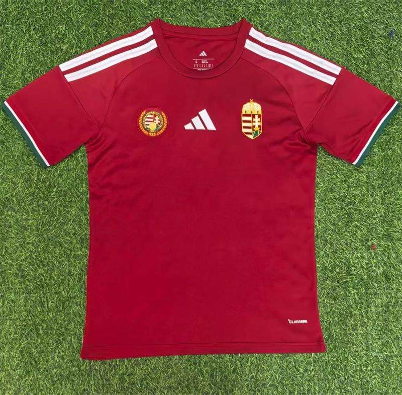 2025 Hungary home soccer jersey