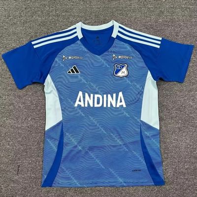 25-26 Millionarios Bogota home T-shirts