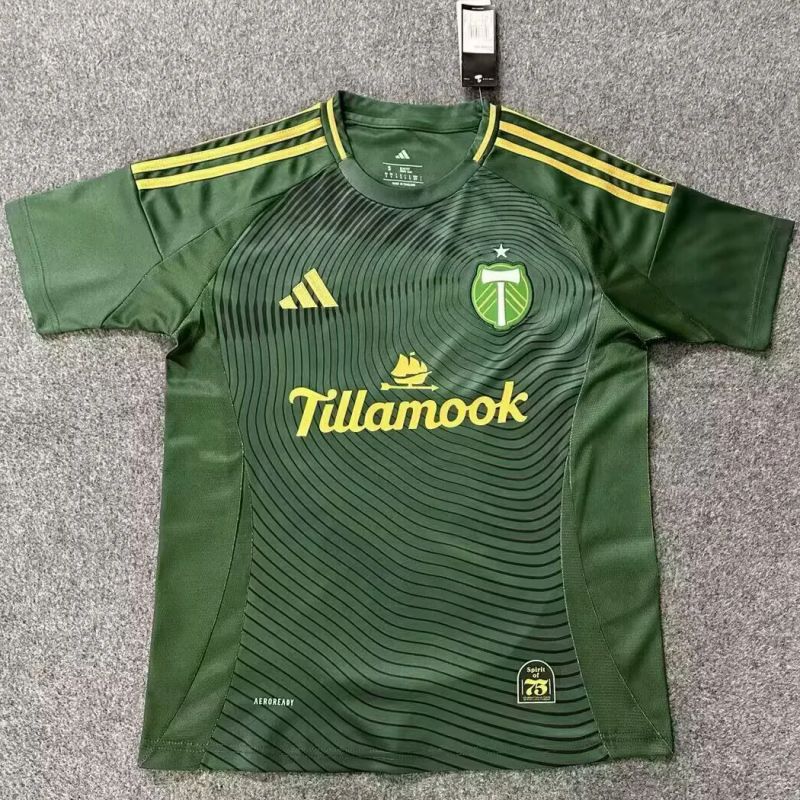 25-26 Portland Timbers home t-shirts