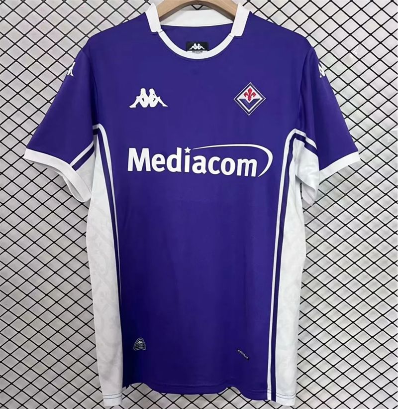 Fiorentina 2025/26 Home Jersey – Purple Soccer Shirt