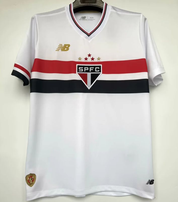 Sao Paulo Home Soccer Jersey 25/26
