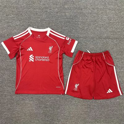 Liverpool 2025/26 Kids Kit Soccer Liverpool 2025/26 Kids Kit Soccer