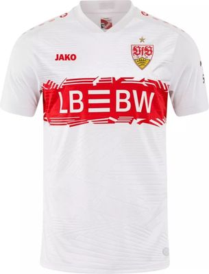 Stuttgart 2026/27 Home Soccer Jersey – White Red Design