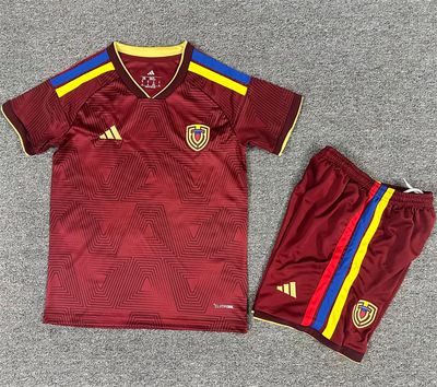 Kids' Shirts 2026 Venezuela soccer home jerseys Kids' Shirts 2026 Venezuela soccer home jerseys