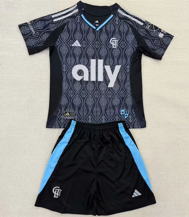 Buy Charlotte FC 2025/26 Kids Away Kit – Jersey + Shorts