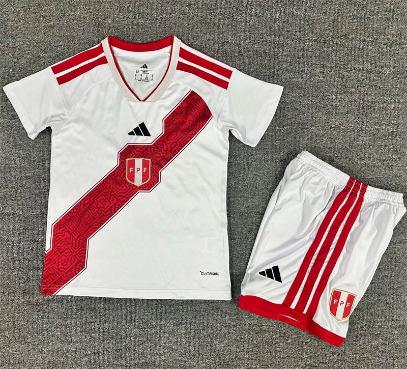 Kids kit 2026 Peru home Jerseys