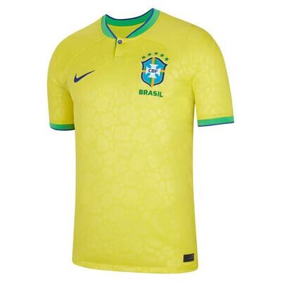 Brazil 2022 Home Jersey – Iconic Yellow Football Shirt Brazil 2022 Home Jersey – Iconic Yellow Football Shirt