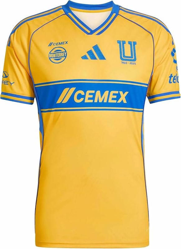 Tigres UANL 2025/26 Home Jersey – Yellow Football Shirt