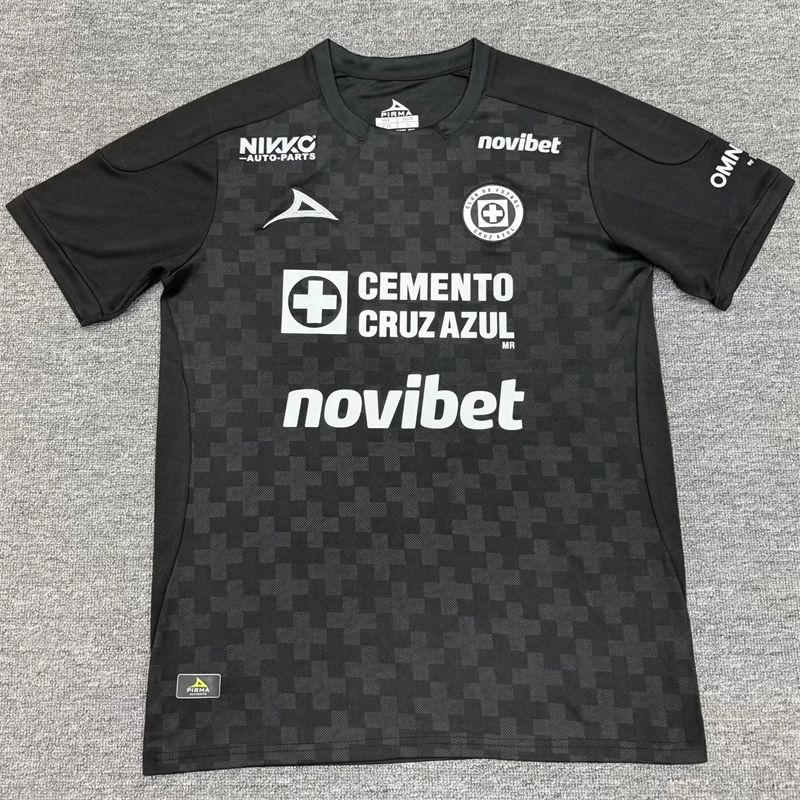 Cruz Azul 2025/26 Third Jersey – Black Blue Shirt