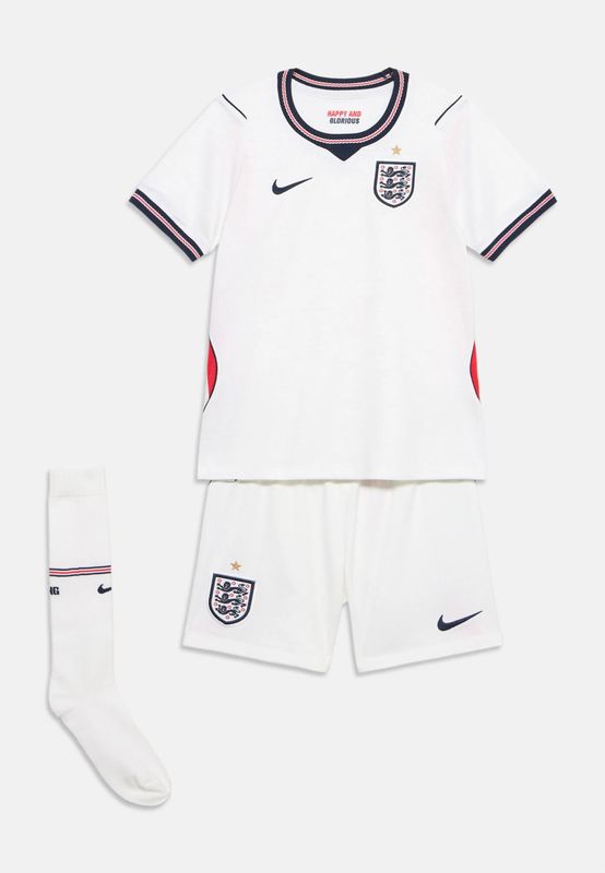 England 2026/27 Home Kids Football Kit – White Soccer Set