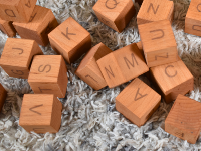 Alphabet Wooden Cubes