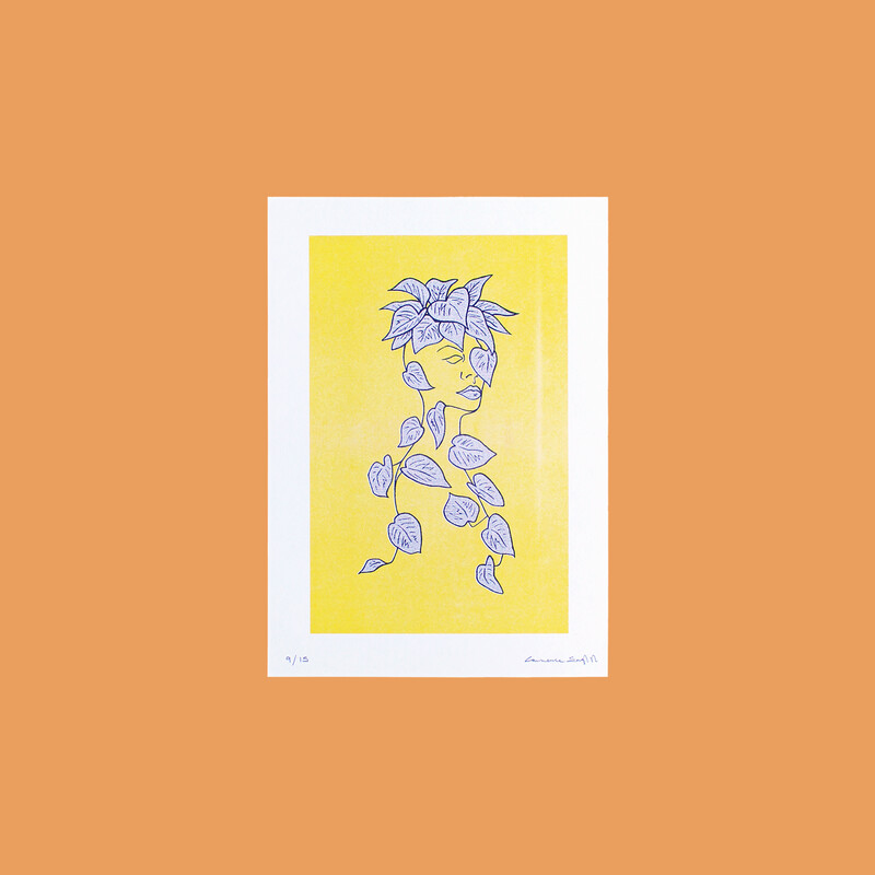 Tattoodesign2, A4 Riso-graph Print