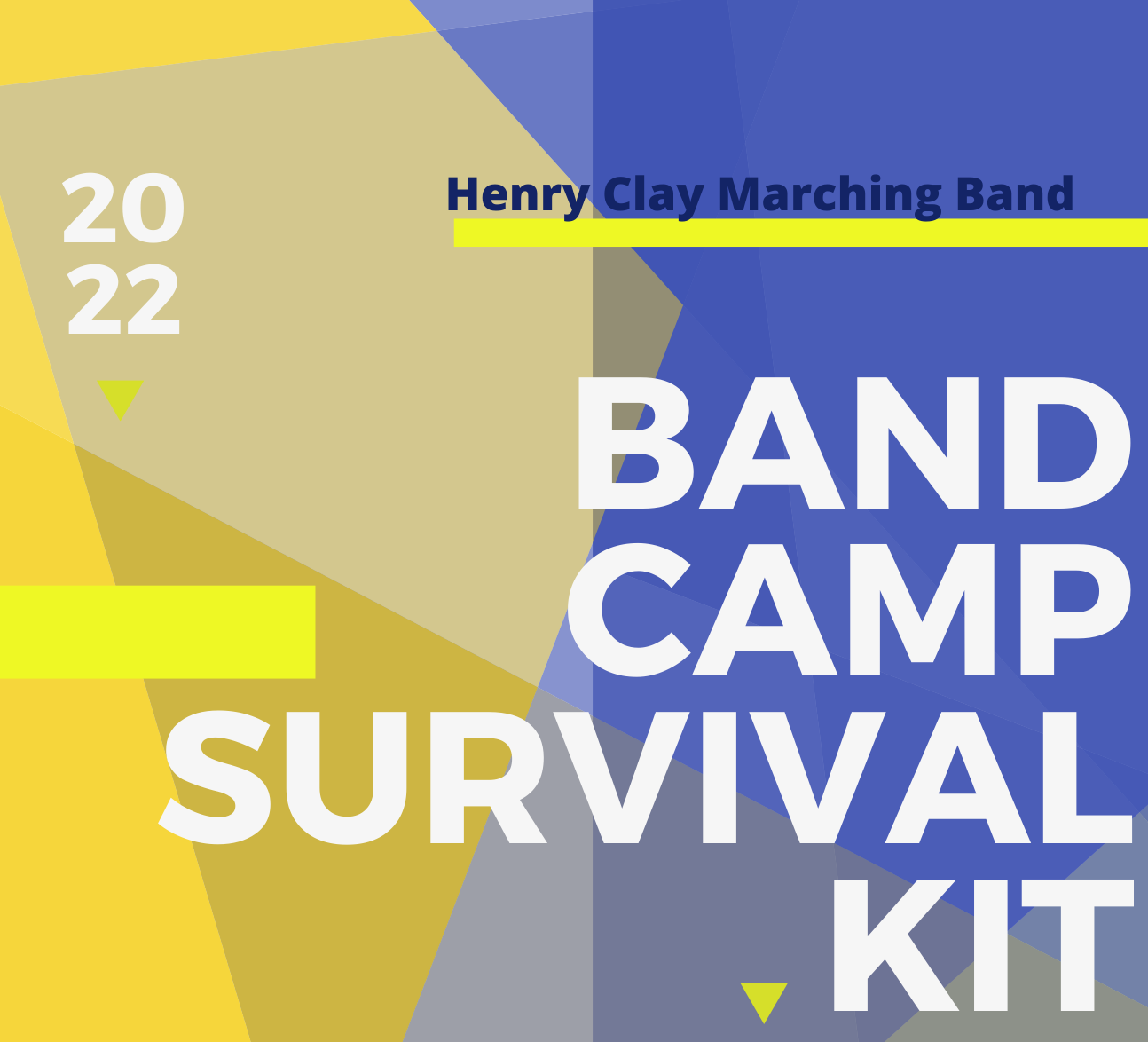 Z2022 Band Camp Survival Kit